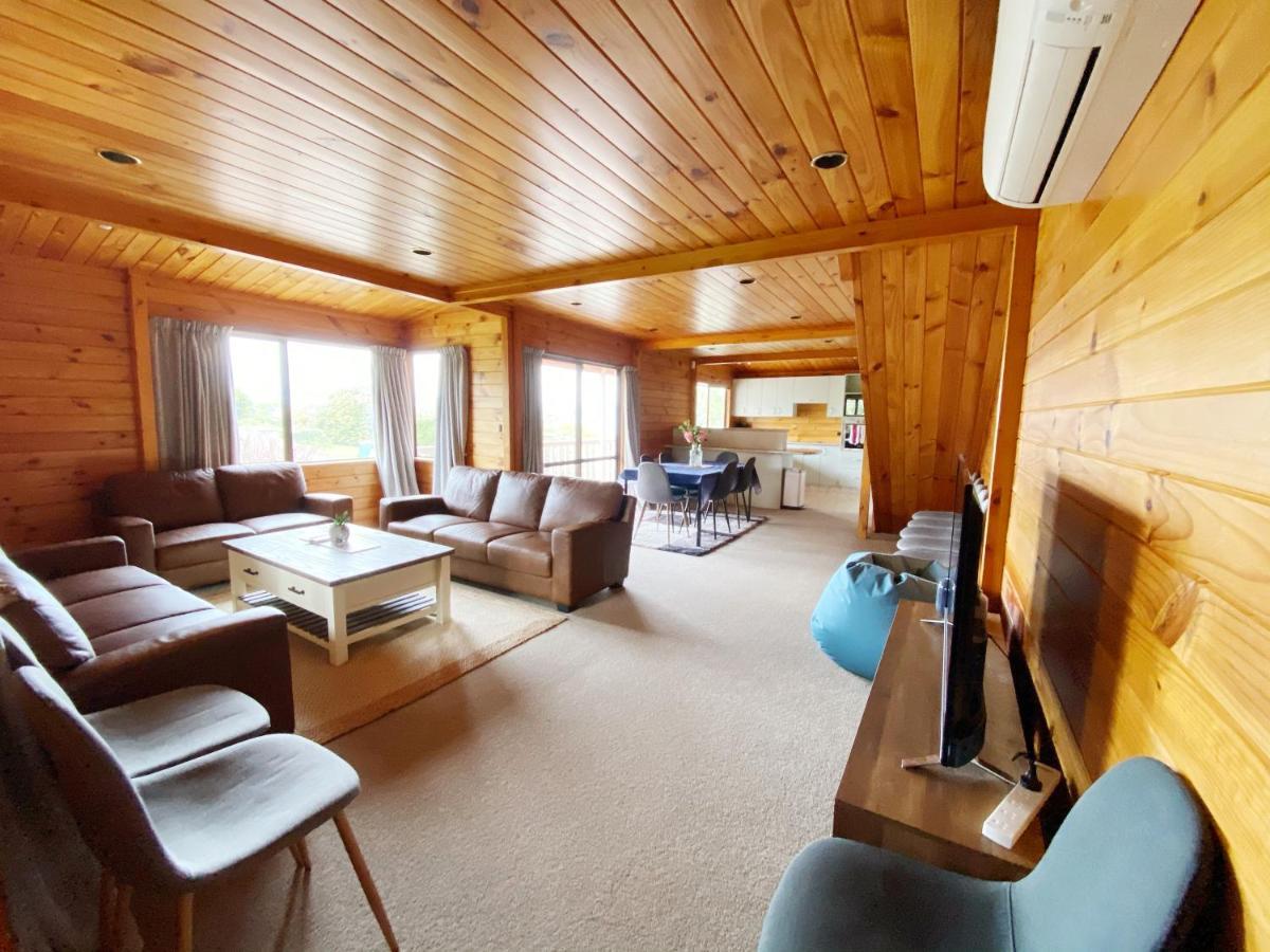 Lake View Family Lodge Up Tp 14 People Rotorua Eksteriør billede